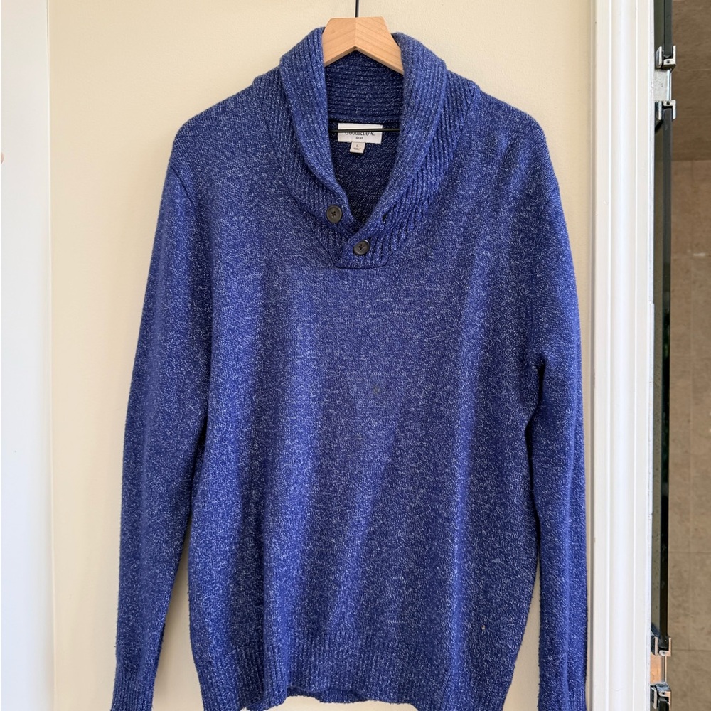 Goodfellow & Co Deep Blue Cowl Neck Sweater